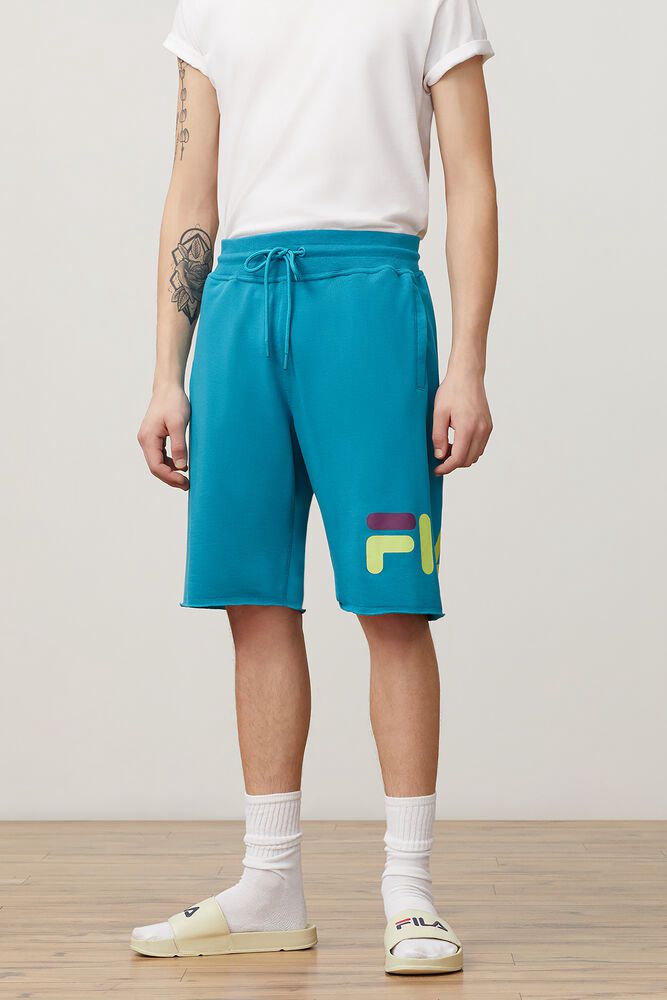 Fila George Shorts Blue - Mens - 81743JOGC